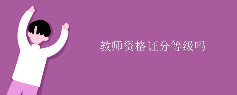 教师资格证分等级吗